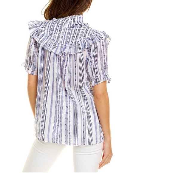 Sail to Sable Ruffle Top - Picture 2 of 8